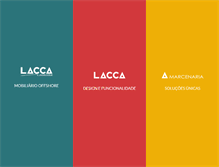 Tablet Screenshot of lacca.com.br